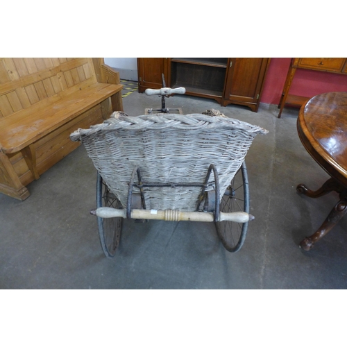 99 - A Victorian cane bath chair