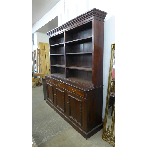 241 - A Victorian mahogany library bookcase