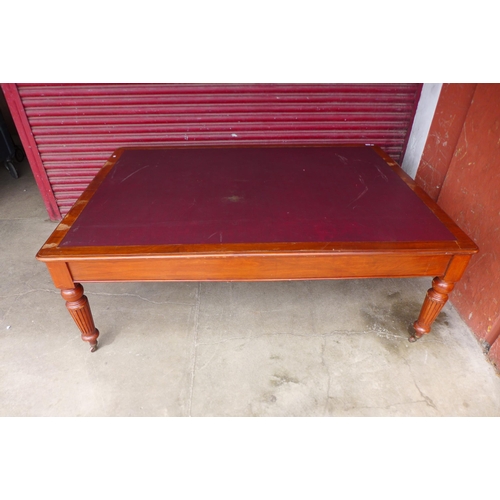 122 - A large early Victorian mahogany library table