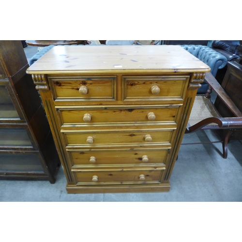 183 - A pine chest of drawers