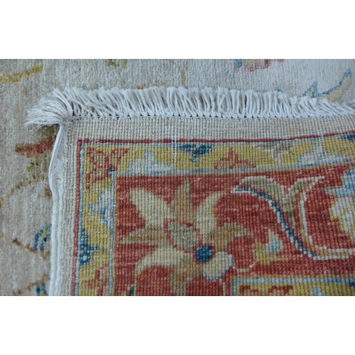 198 - A small Pakistani sand ground rug, 127 x 80cms