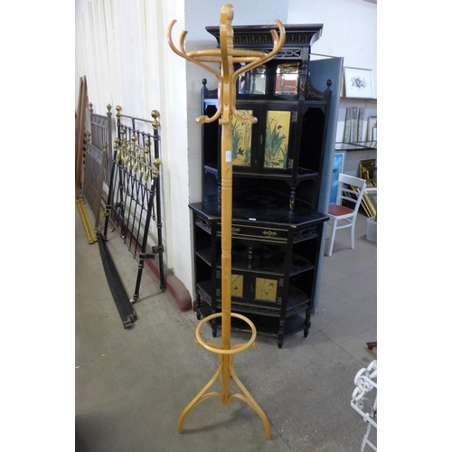 248 - A beech bentwood coatstand