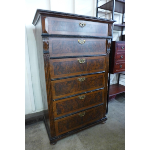 41 - A 19th Century French scumbled pine chest of drawers