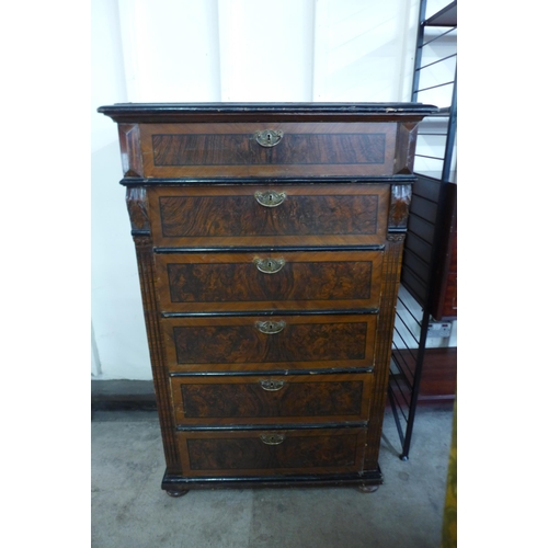 41 - A 19th Century French scumbled pine chest of drawers