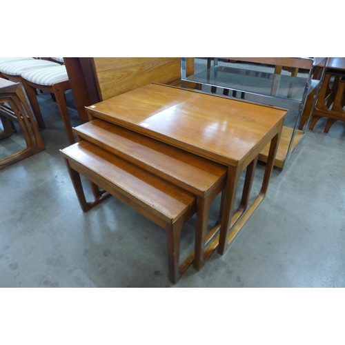 87 - A Danish teak nest of tables