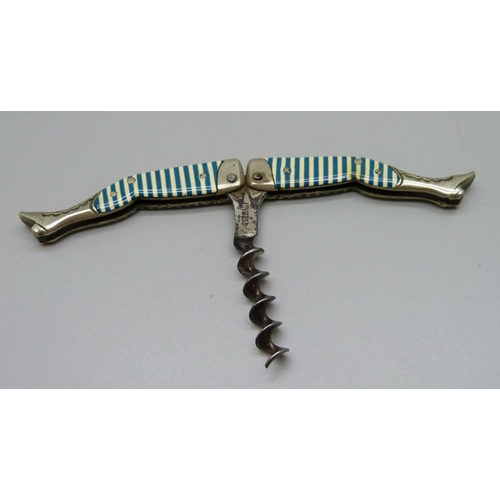 1027 - A German novelty corkscrew