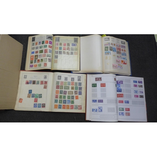 723 - A box of stamps, covers etc, loose and in albums