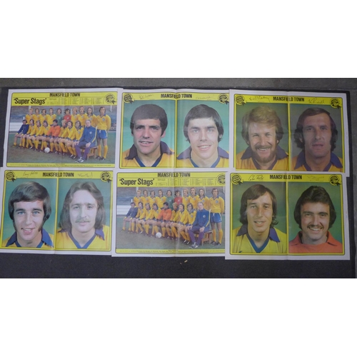 756 - Mansfield Town commemorative posters (1976/7) and programmes dating back to 1960's