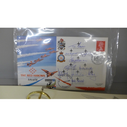 767 - Stamps - 'Aviation Heritage' Westminster collection of stamps and covers including 2no. signed (John... 