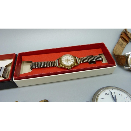 875 - Mechanical wristwatches and pocket watches, some a/f