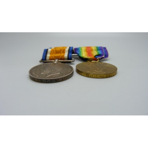 919 - A pair of WWI medals to DM2-169063 Pte. T.D. McGill A.S.C.