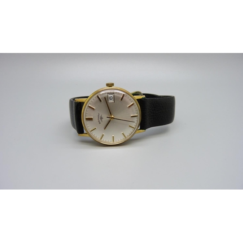 937 - A Rotary dress wristwatch with date, boxed