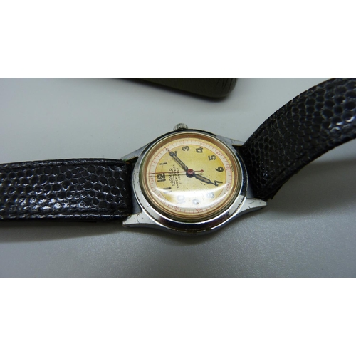 938 - A Roamer wristwatch and a Montine wristwatch, boxed