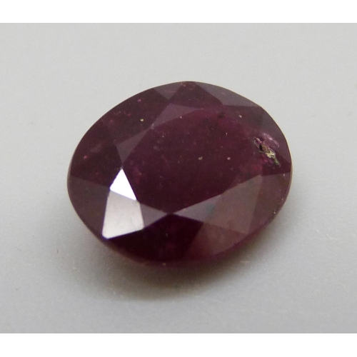 987 - A ruby, 5ct