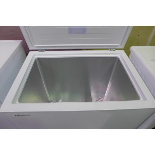 3040 - Hisense White Chest Freezer  198L (Model: FC252D4BW1)    (4110-21)   Original RRP £224.91+ VAT  * Th... 