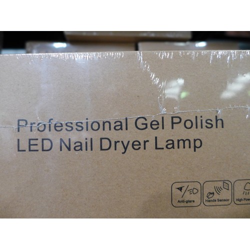 3137 - Six Professional gel polish LED Nail Dryer Lamps