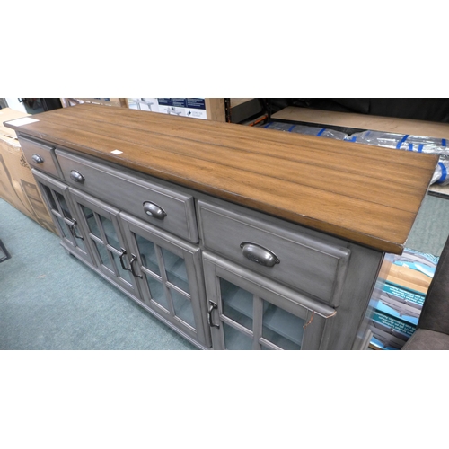 3264 - Pike & Main Wesley Three Drawer, Four Door Sideboard (4105-6) Original RRP £441.66+ Vat* This lot is... 