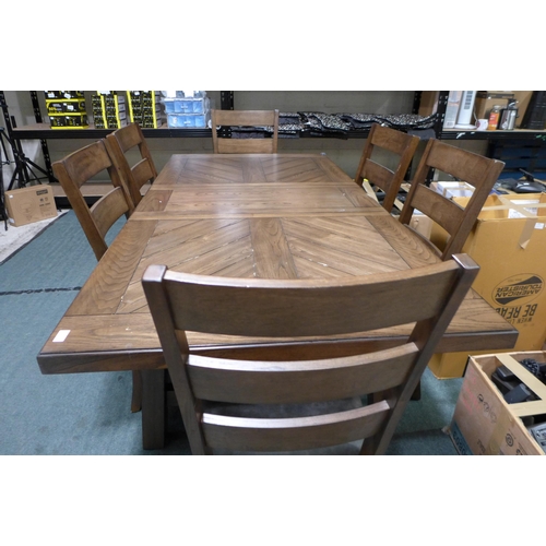 3166 - Whalen 7Pc Extending Dining Set (4105-31)  Original RRP £749.91+ Vat* This lot is subject to VAT