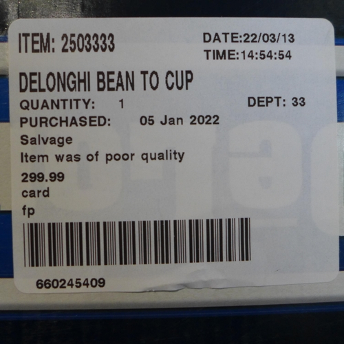 3002 - Delonghi Bean To Cup Magnifica S Smart Coffee Machine, Original RRP £299.99 + vat(251-229)    * This... 