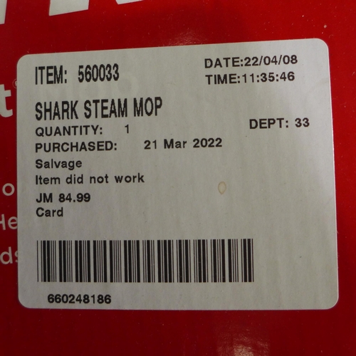 3046 - Shark Steam Mop  - S6003Ukco               (253-115)  * This lot is subject to vat