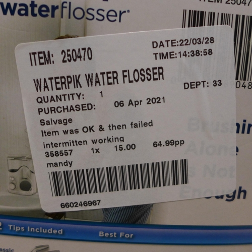 3084 - Waterpik Water Flosser    (253-15)  * This lot is subject to vat