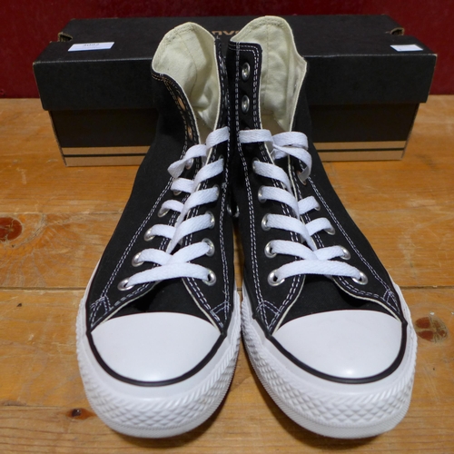 3092 - Black Converse All Star Ladies High Tops (Size UK 7)(M9160C)