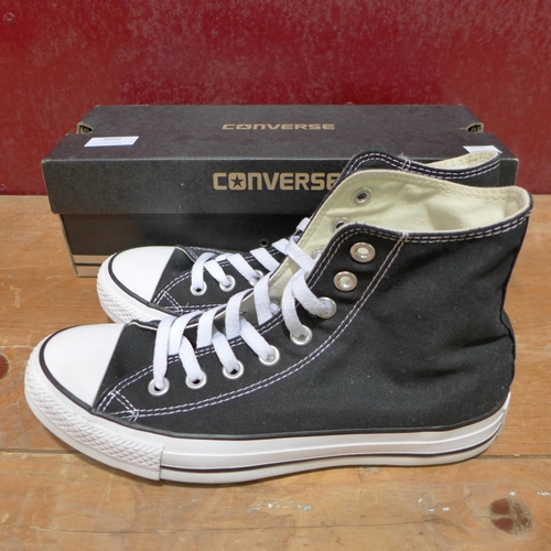 3092 - Black Converse All Star Ladies High Tops (Size UK 7)(M9160C)