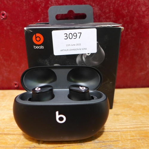 3097 - Beats Studio Ear Buds - Black  (253-51)  * This lot is subject to vat