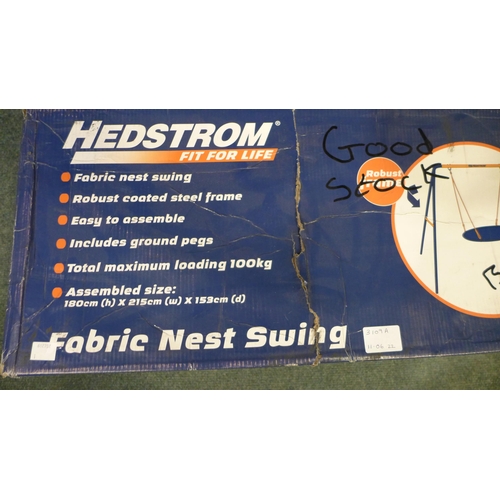 3109a - Hedstrom child's fabric nest swing