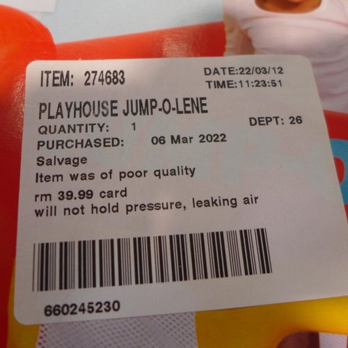 3111 - Playhouse Jump-O-Lene    (251-199)    * This lot is subject to vat