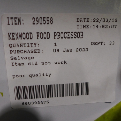 3129 - Kenwood Food Processor Multipro   (250A -70)  * This lot is subject to vat