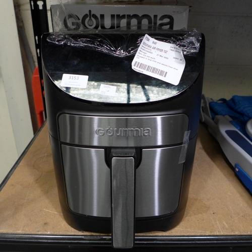 3153 - Gourmia Air Fryer 7Qt      (253-132)  * This lot is subject to vat