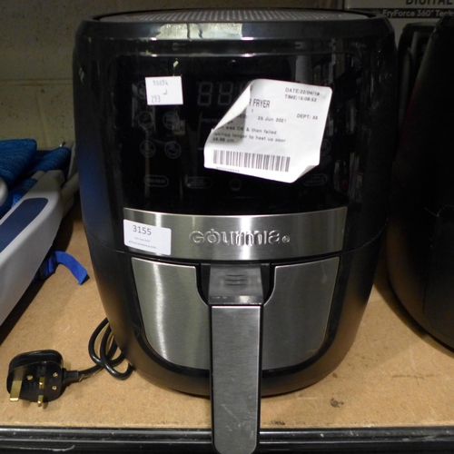 3155 - Gourmia Air Fryer          (253-134)  * This lot is subject to vat