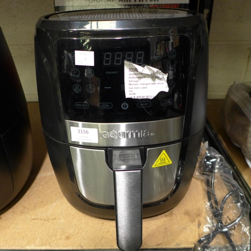 3156 - Gourmia Air Fryer          (253-135)  * This lot is subject to vat