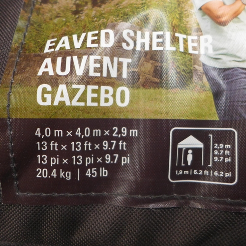 3183 - Eaved Shelter - 13Ft X 13Ft, Original RRP £129.99 + vat        (253-92)  * This lot is subject to va... 