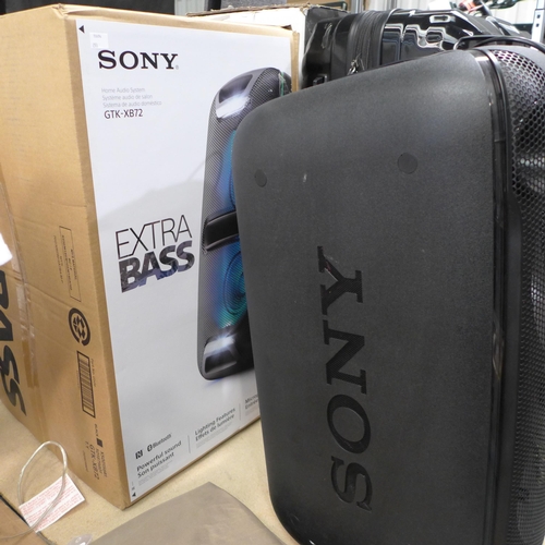 3191 - Sony GTK-XB72 Extra Bass High Power Speaker , Original RRP £199.99 + vat       (253-152)  * This lot... 