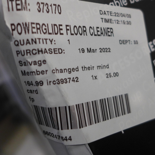 3212 - Powerglide Floor Cleaner, Original RRP £164.99 + vat      (253-81)  * This lot is subject to vat