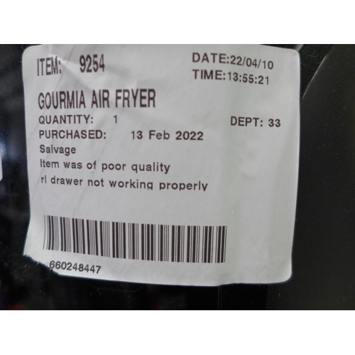 3253 - Gourmia Air Fryer          (253-98)  * This lot is subject to vat