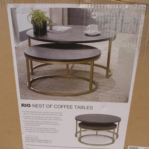 3303 - Rio Nest of Two Coffee Tables  (4111-35)  Original RRP £324.91 + VAT  * This lot is subject to VAT