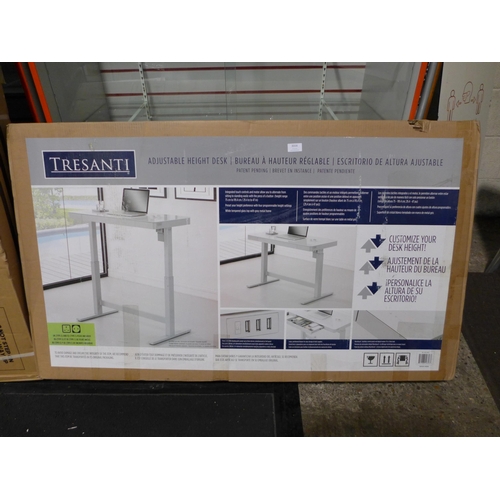 3316 - Tresanti White Tech Height Adjustable Desk  (4111-32)  Original RRP £266.66 + VAT  * This lot is sub... 