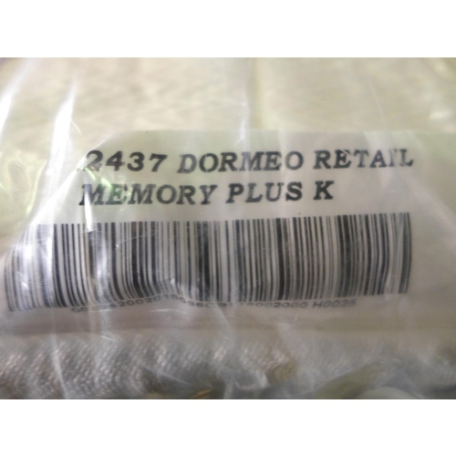 3284 - Dormeo Memory plus King mattress, Original RRP £199.99 + vat (250-123)  * This lot is subject to vat