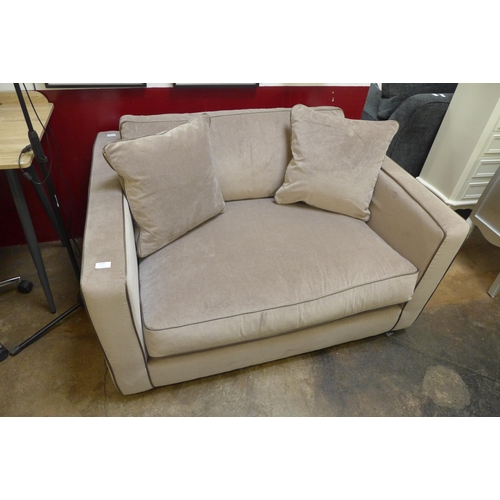 1498 - A Mink velvet love seat