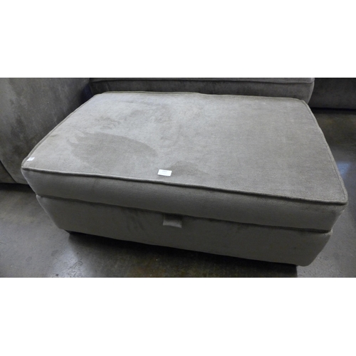 1521 - A mink upholstered ottoman footstool