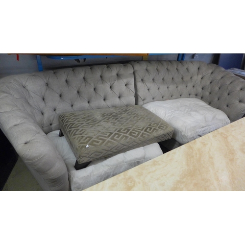 1692 - A mixed lot of four sofas, all damaged and heavily used