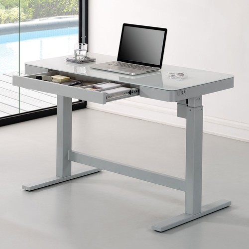 3316 - Tresanti White Tech Height Adjustable Desk  (4111-32)  Original RRP £266.66 + VAT  * This lot is sub... 