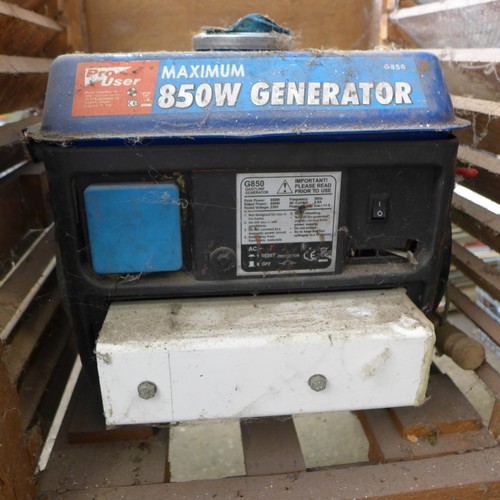 2144 - Pro User 850 generator in bee hive shrouding