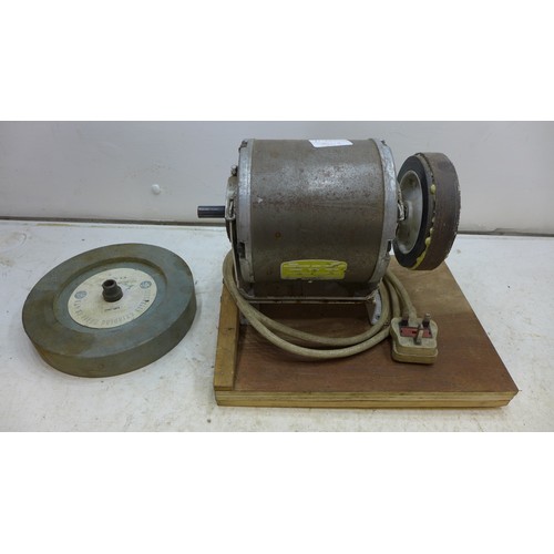 2150 - Mitchell's grinding wheel and buffer wheel