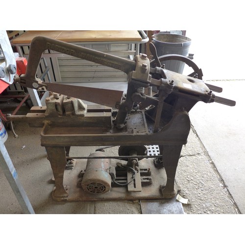 2160 - Rapidor metal drop saw with 240V electric motor