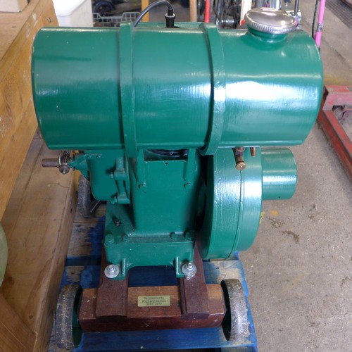 2169 - Mounted and restored Petter A series petrol engine