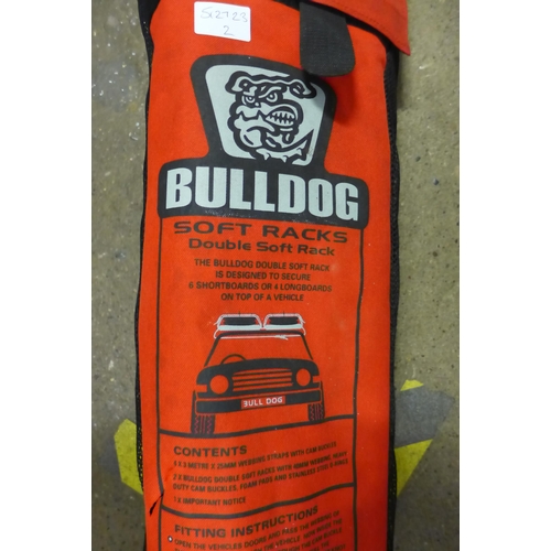 2047 - Bulldog soft top racks in case